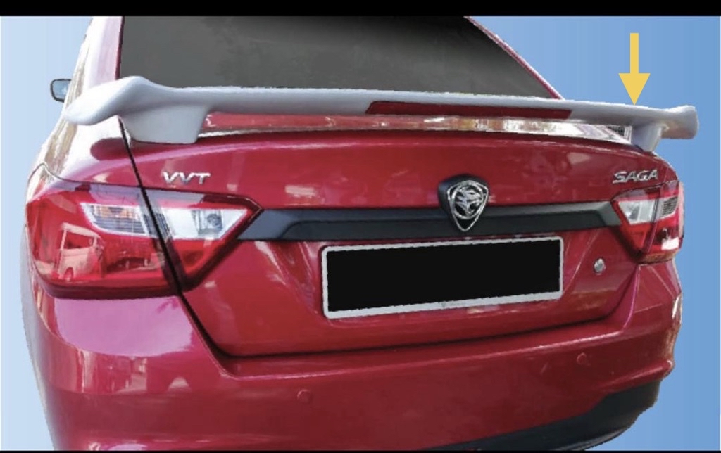 🔥Proton Saga VVT SpoilerLed TRD V2 2016-2026 ( WITHOUT PAINT ) | Shopee ...