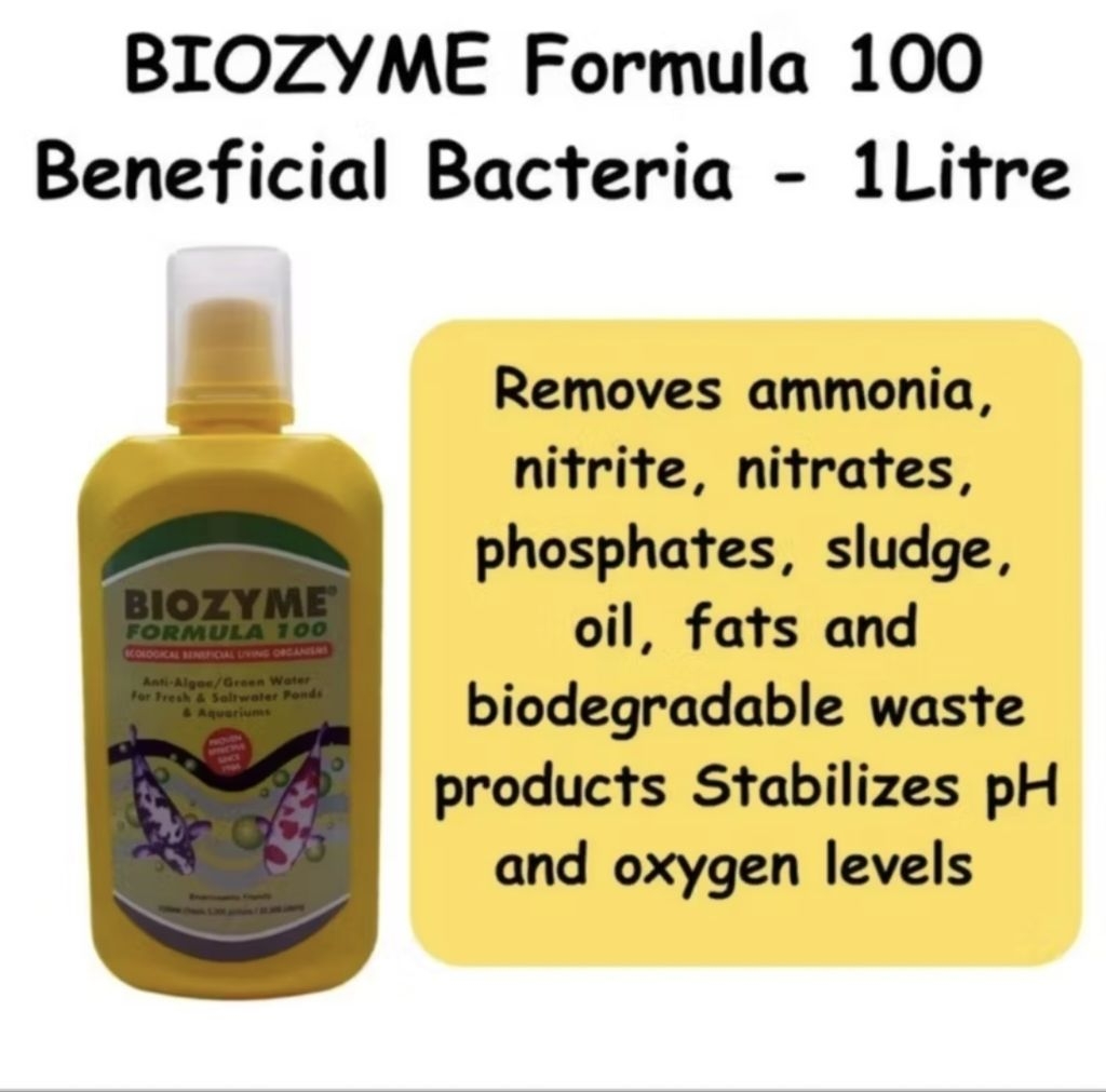 Biozyme Formula 100 Pond Aquarium Fish Ecological Beneficial Living ...