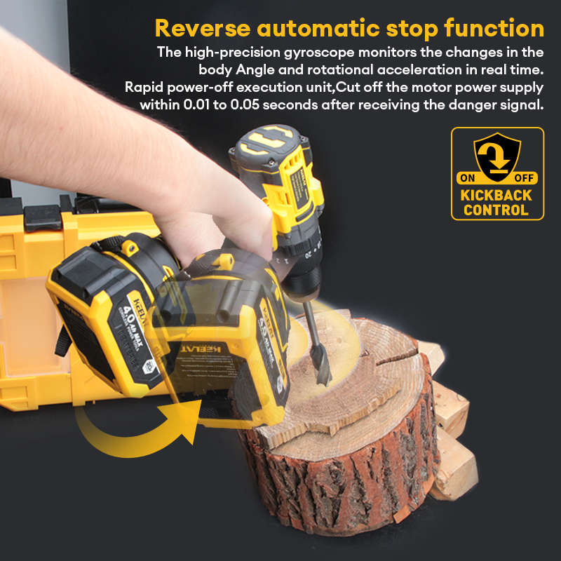 KEELAT Smart Heavy Duty Drill Cordless Electric Drill Rotary Hammer ...
