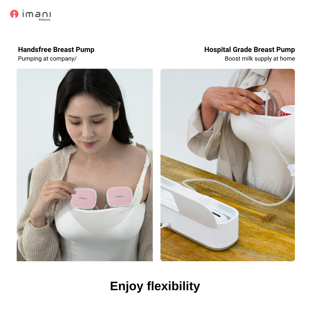 【NEW】IMANI i2PRO iBox 2-in-1 Handsfree + Hospital Grade Breast Pump ...