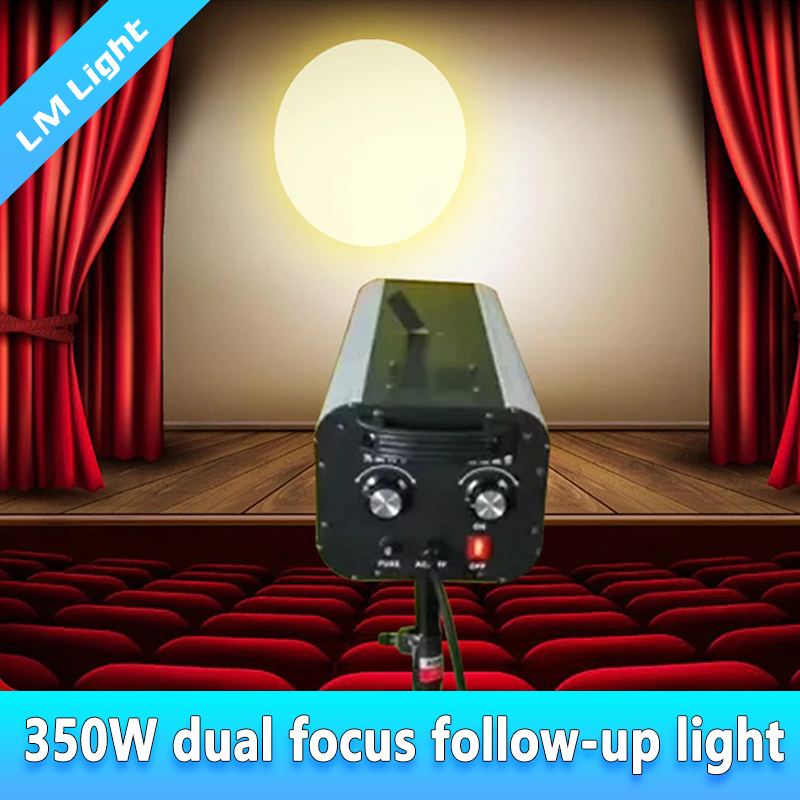 350W LED Dual focus Follow Spotlight Used in Large scale performance ...