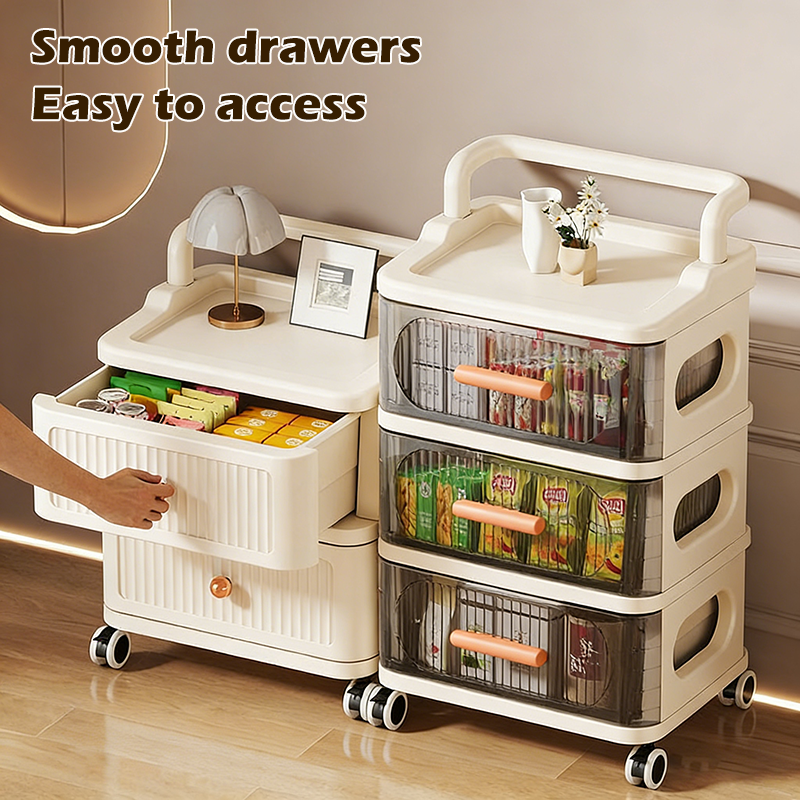 VISION Muji Trolley Rack Drawer Cabinet Stroller Baby Storage Rack ...