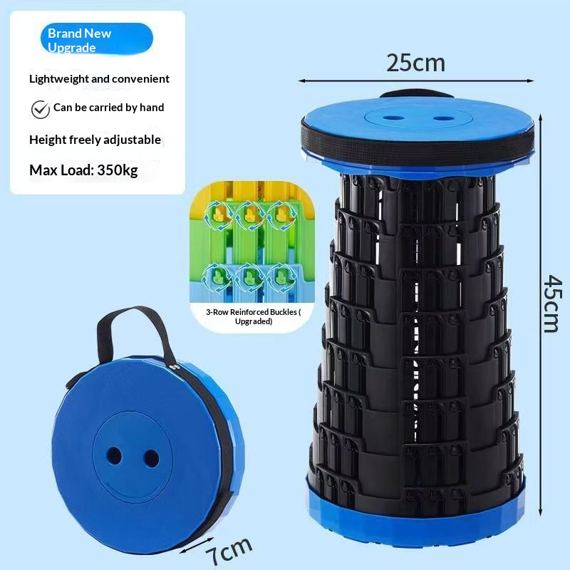 Extendable folding stools, portable chairs for outdoor travel, stools ...
