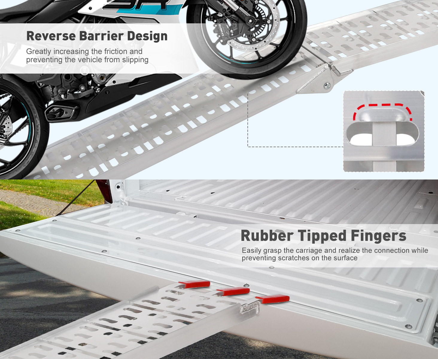Aluminum Folding Ramp Ladder Motorcycle Tangga Heavy Duty Ramp ...