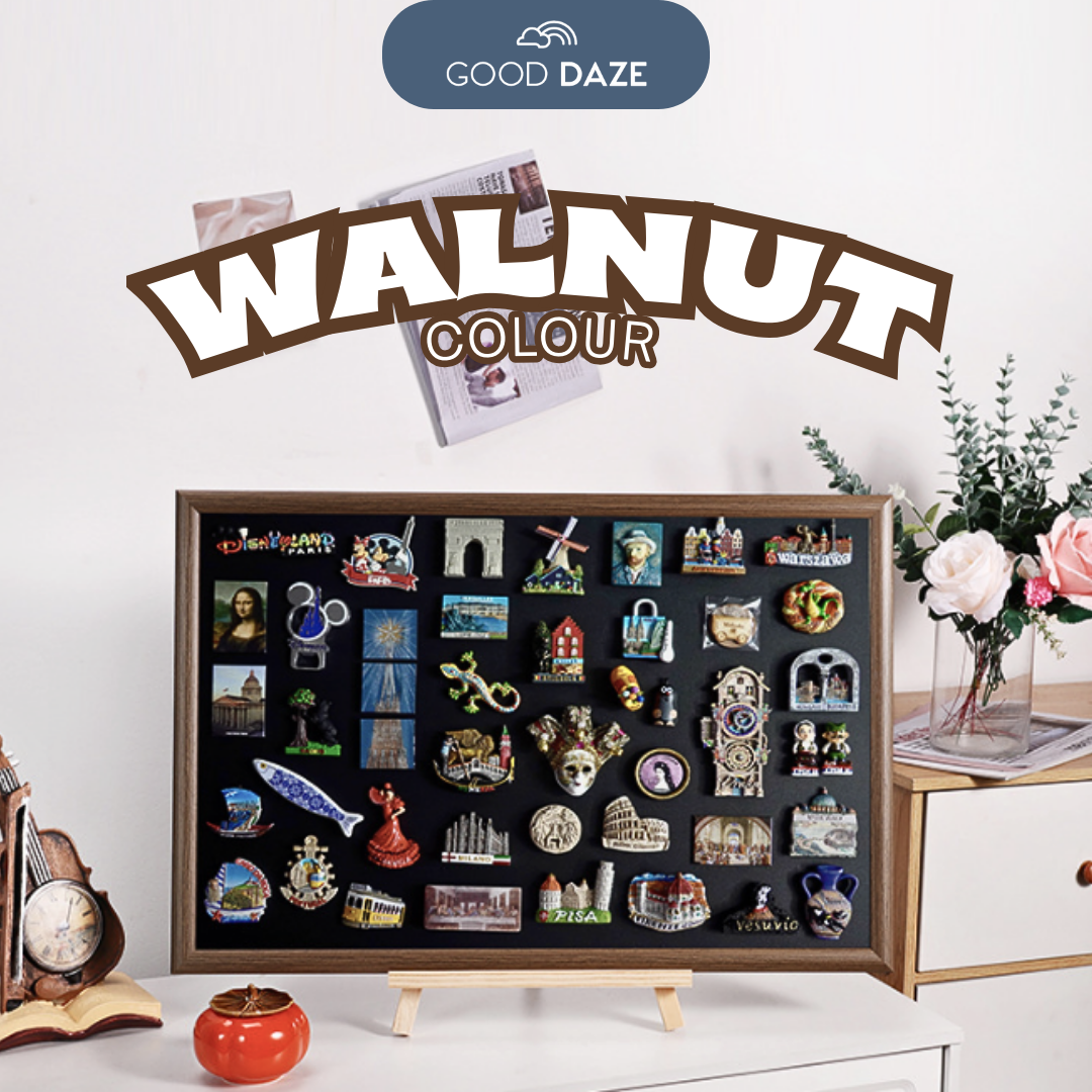 GOOD DAZE Magnetic Blackboard Makeup Wall Retro Message Board ...