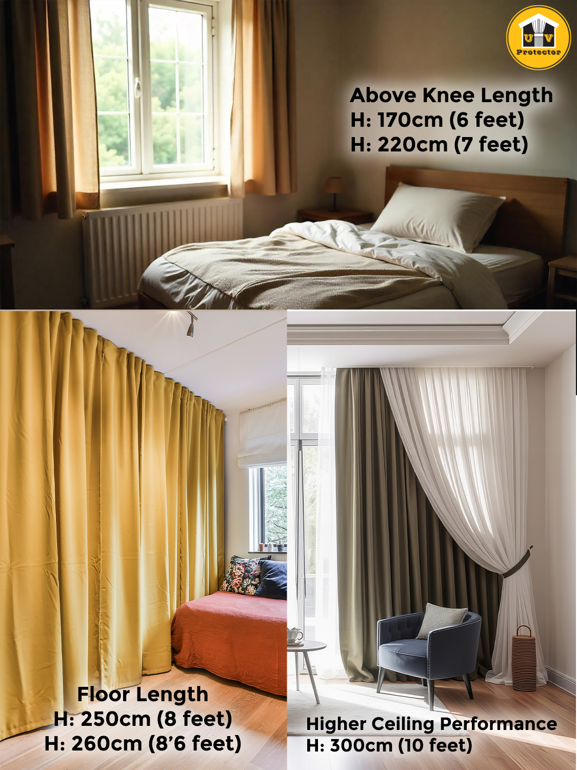 Curtain Langsir BLOCKOUT 100% Plain Morandi Color Palette 6 7 8 feet ...