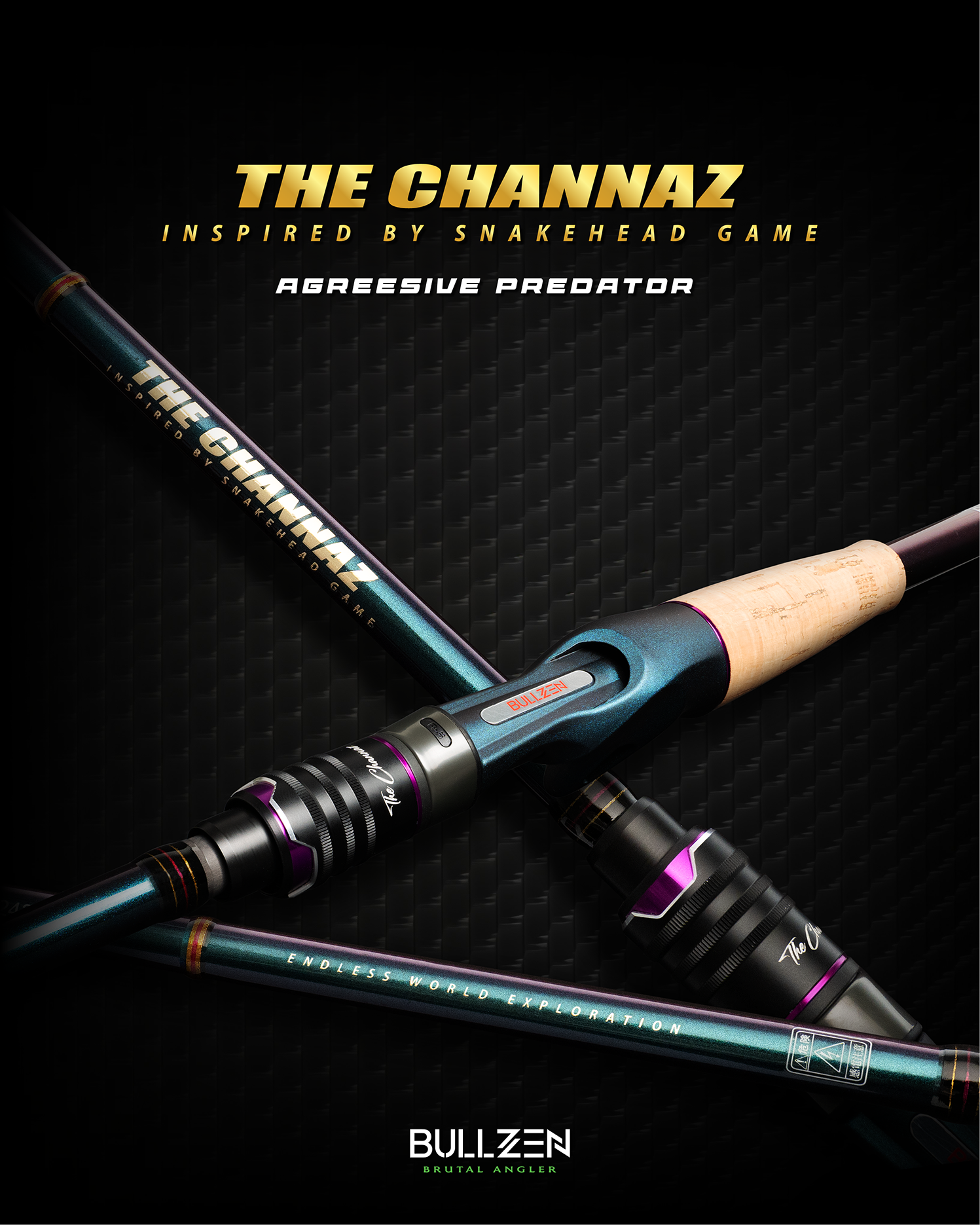 Bullzen The Channaz Fishing Rod | Shopee Malaysia