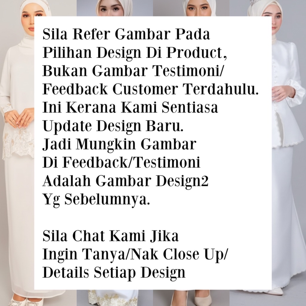 🔥FASTSELLING🔥 Readystock OFFWHITE COLOR SET BAJET TUNANG, NIKAH, RAYA ...
