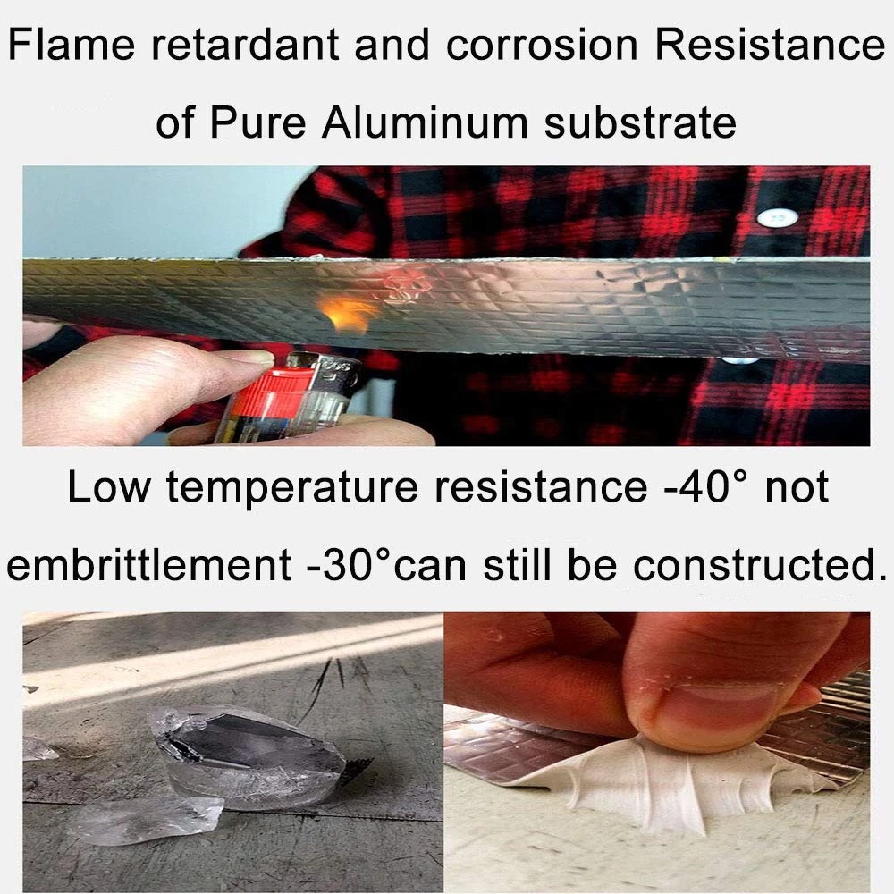 Aluminum Foil Tape Butyl Waterproof Tape Wall Crack Waterproof Super ...