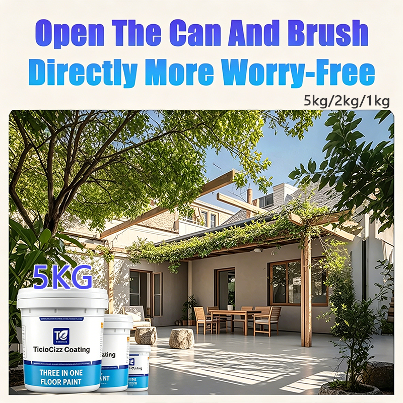 【Instant Delivery】epoxy floor paint waterproof Heat resistant cat ...