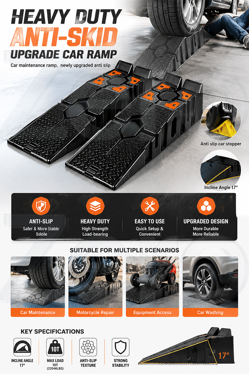 car ramps heavy duty car jack ramp HEAVY DUTY rubber curb ramp Vehicle ...