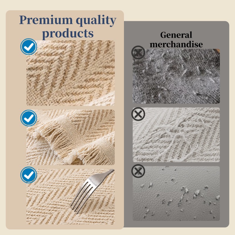 MATELIER Sarung Sofa Anti Cat Scratch Dust-Proof Universal L Shape Sofa ...