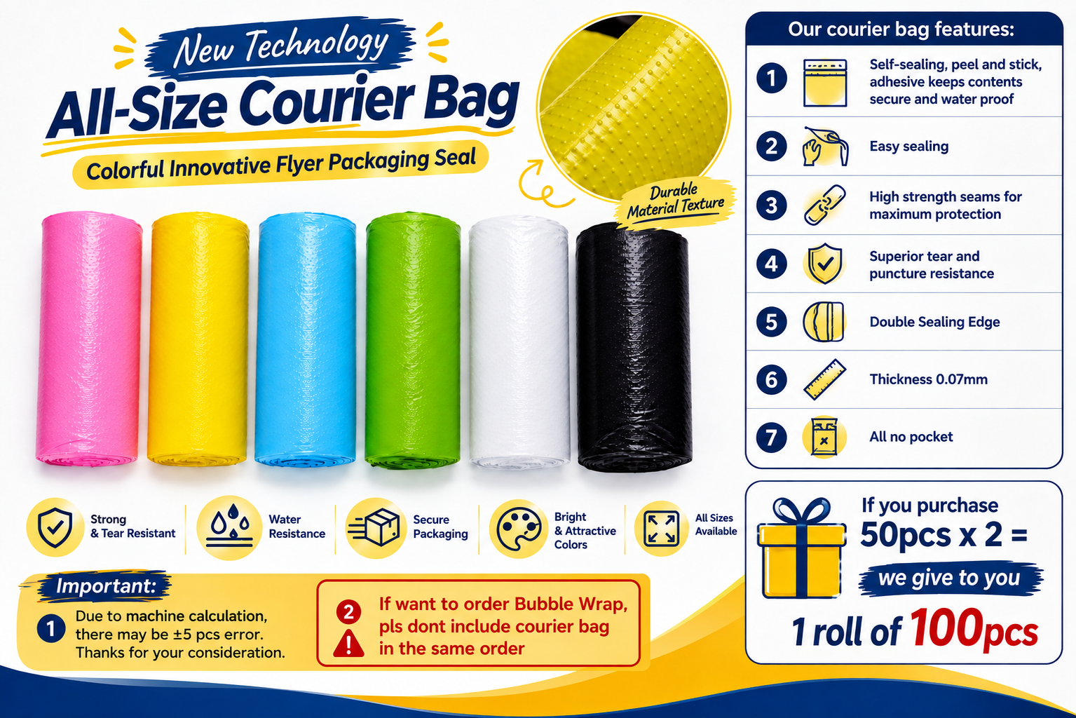 New Technology Courier Bag Parcel Flyers Courier Plastic Pos Plastik ...
