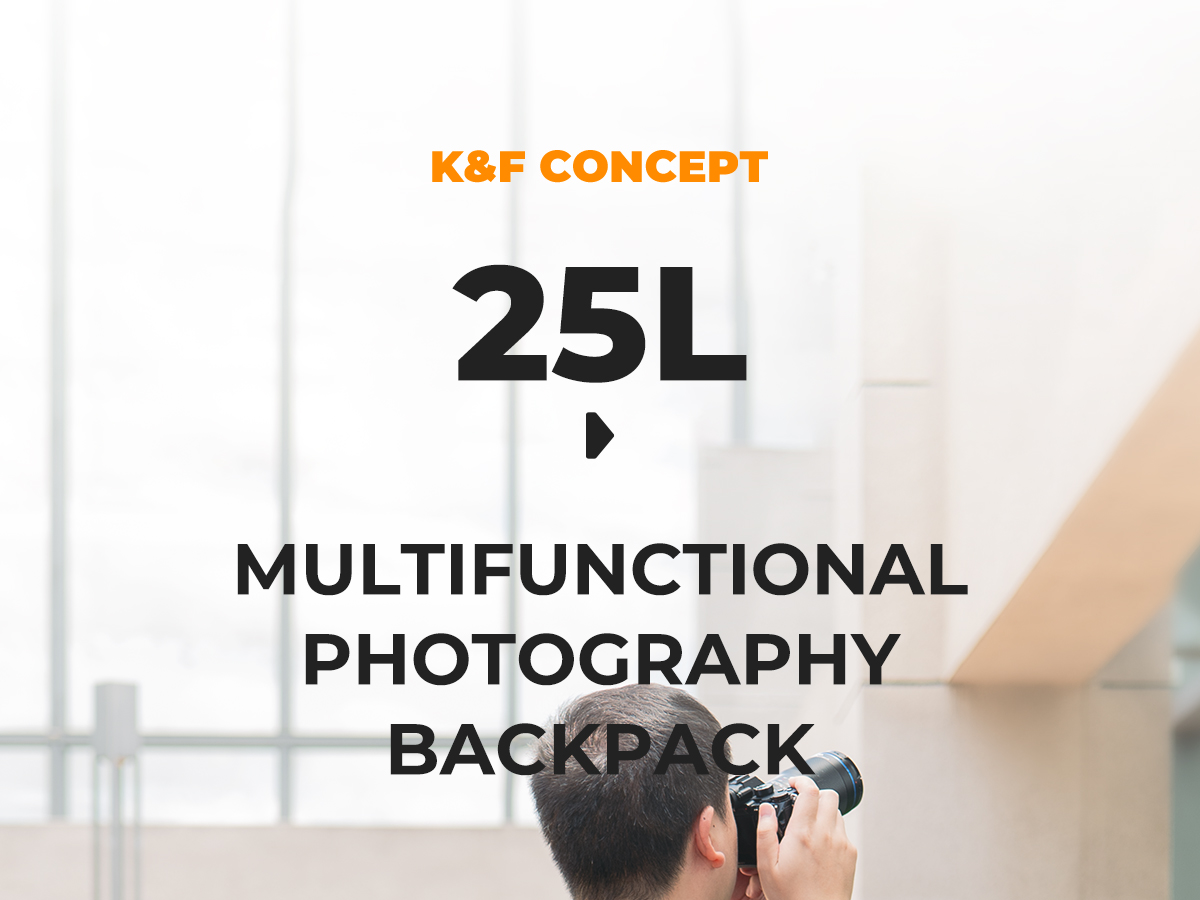 K&F CONCEPT 25L Camera Backpack Beg Kamera Multifungsi Waterproof DSLR ...