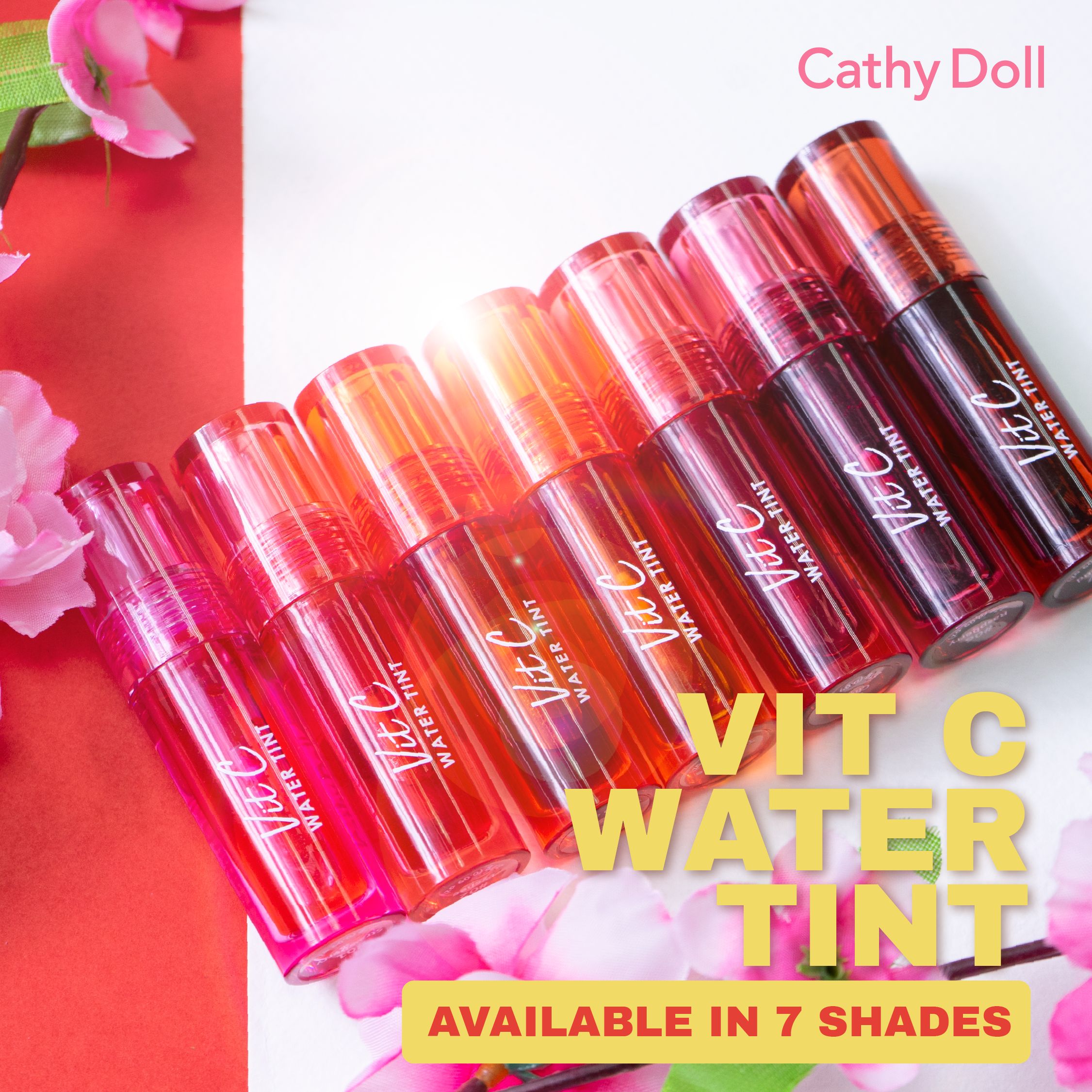 Cathy Doll Vit C Water Tint 2.7g (7 Colors to Choose) | Shopee Malaysia