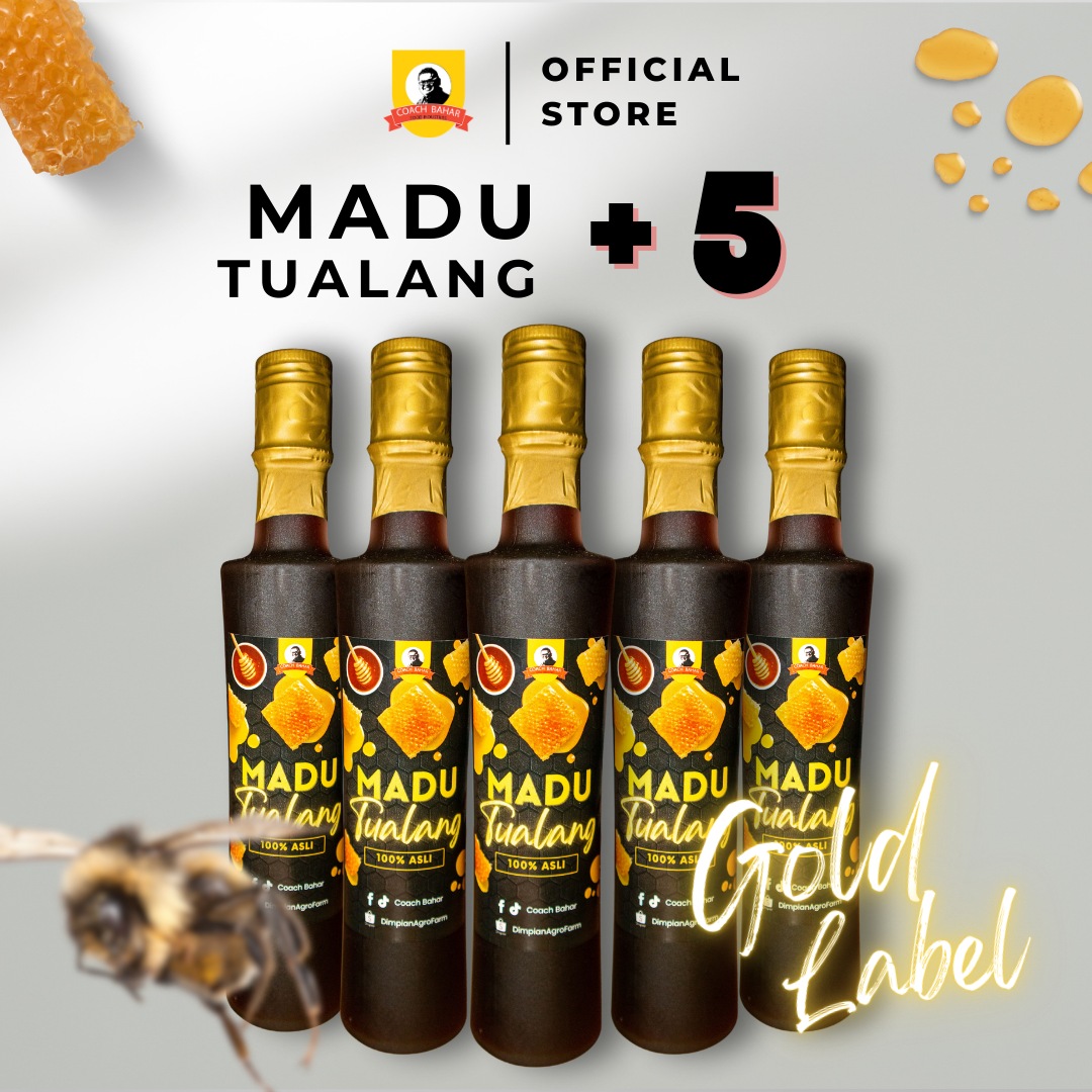 Combo Madu Tualang 3 + 2 percuma botol (350 gram) | Shopee Malaysia