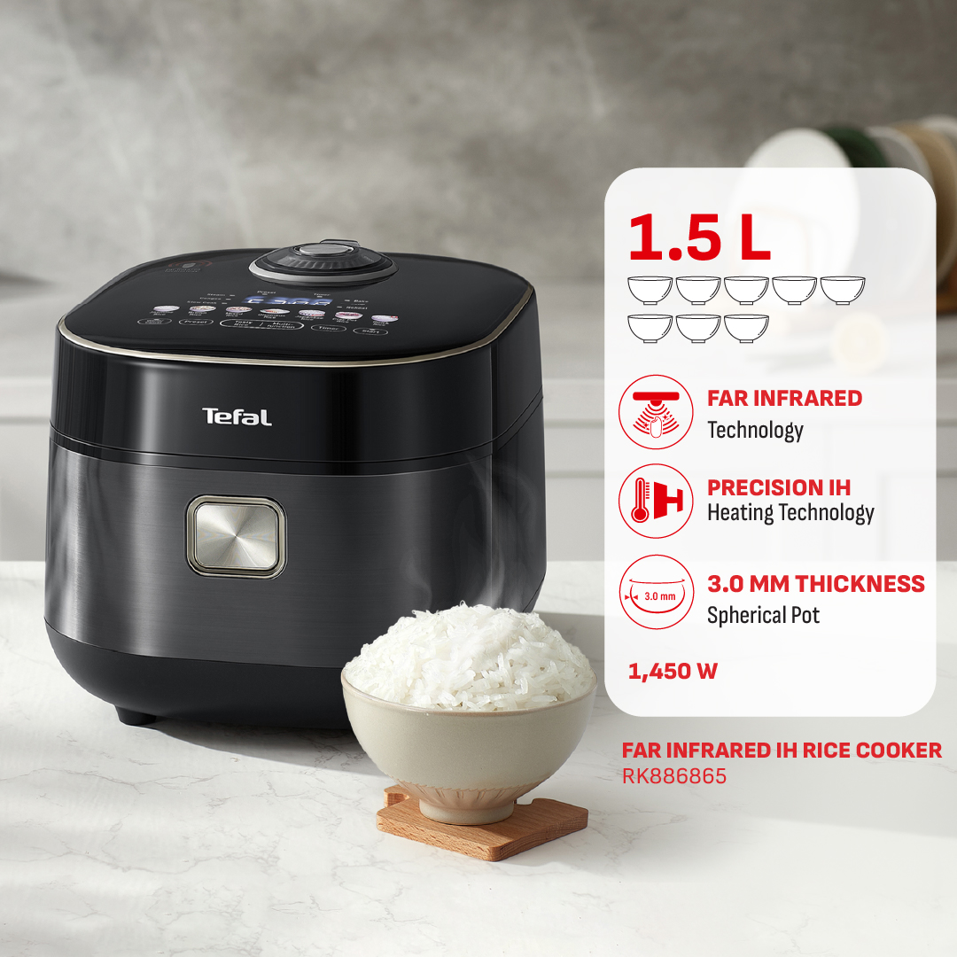 Tefal Far Infrared IH Rice Cooker (1.5L) RK8868 | Shopee Malaysia