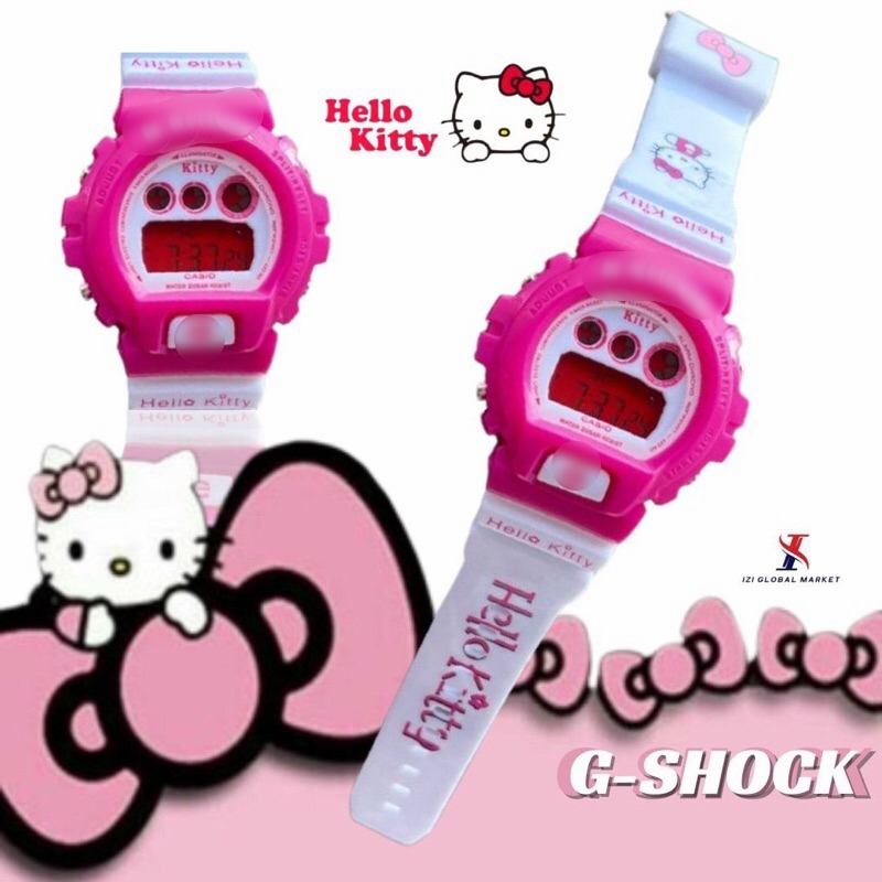 JAM GSK HELLO KITTY DW6900 CRAZY COLOUR JAM MURAH | Shopee Malaysia