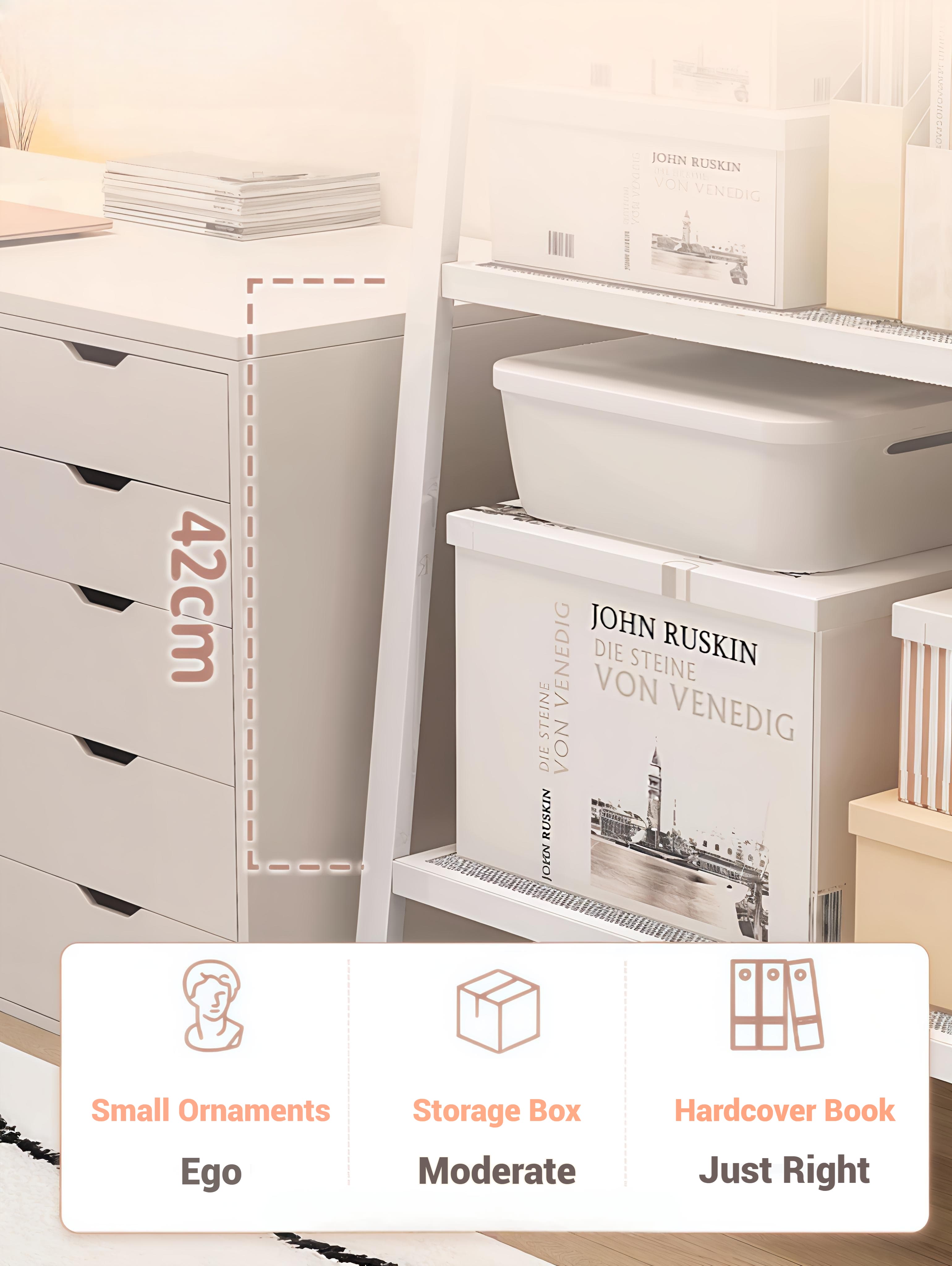 4 Tier Bookshelf Storage Rack Home Office Bedroom Rak Buku Rak Besi ...