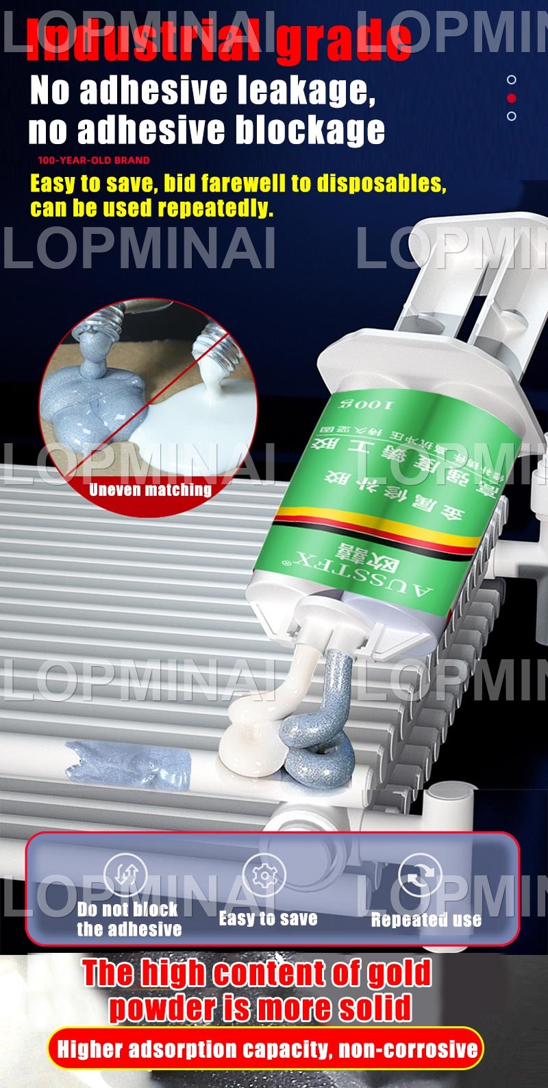 metal glue super strong gam kimpalan besi Epoxy Steel Glue glue besi ...