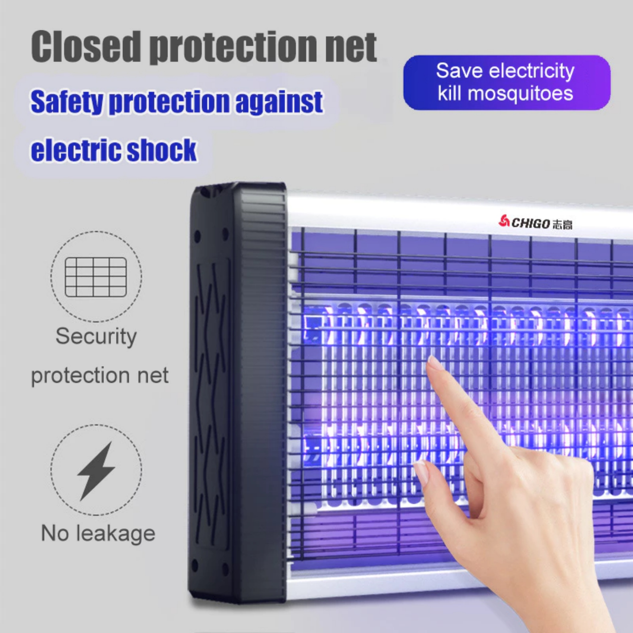 Electric indoor and outdoor insect killer UV light flying insect ...