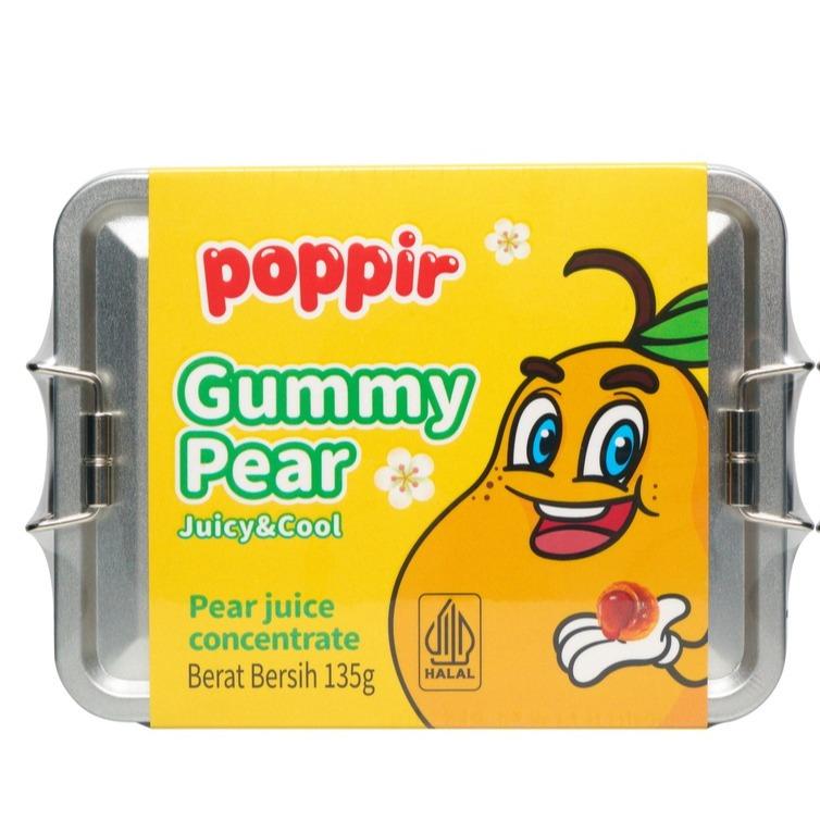 [Tefusiang] Poppir Gummy Pear (Juicy and Cool) | Shopee Malaysia