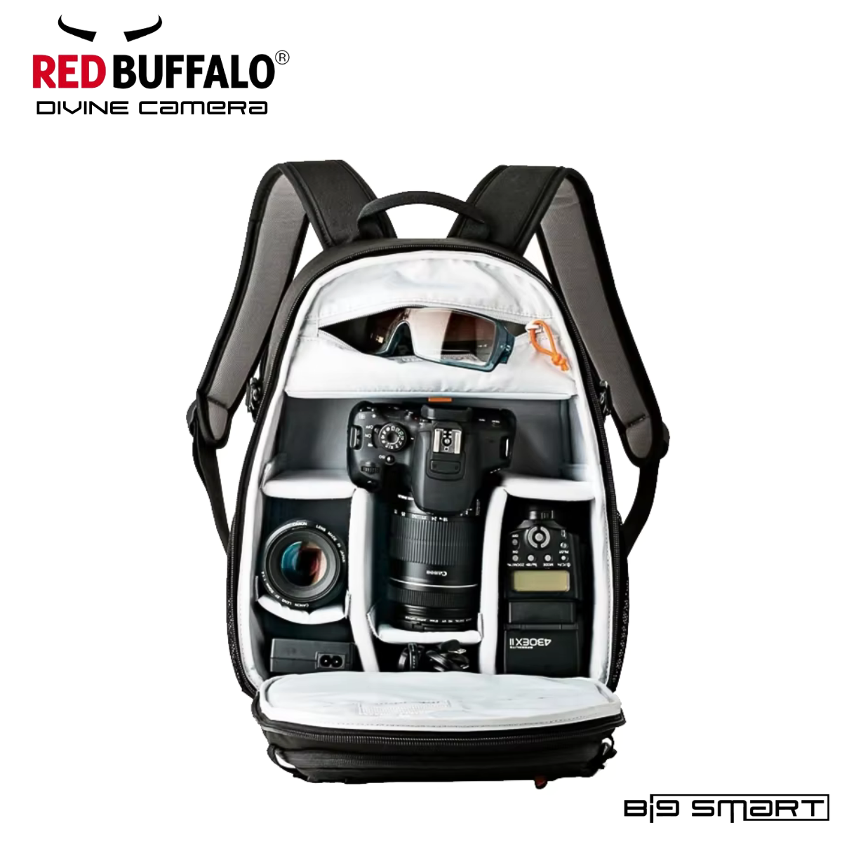 Red Buffalo RB-BP12L Camera DSLR Compact Backpack 12L Bag | Shopee Malaysia