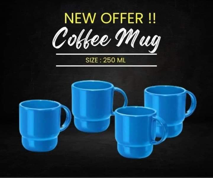Tupperware Table Top Mugs 250ml TableTop Mug Coffee Mug Cawan Gelas Hot ...