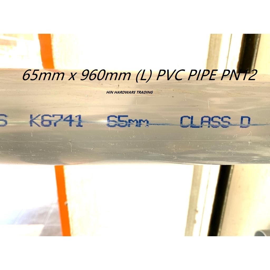 BRAND BBB PVC PIPE CLASS D / GREY / PVC PIPE TEBAL 65mm ( 2-1/2