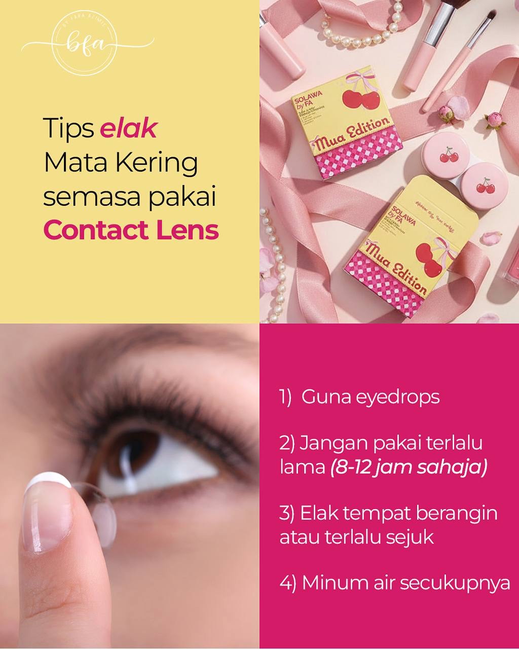 SOLAWA LENS MUA EDITION (1.00-8.00) PLANO DEGREE APPROVED MDA 6 MONTHS ...
