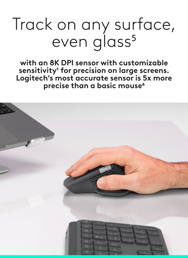 Logitech MX Master 4, Ergonomic Wireless Mouse with Advanced ...