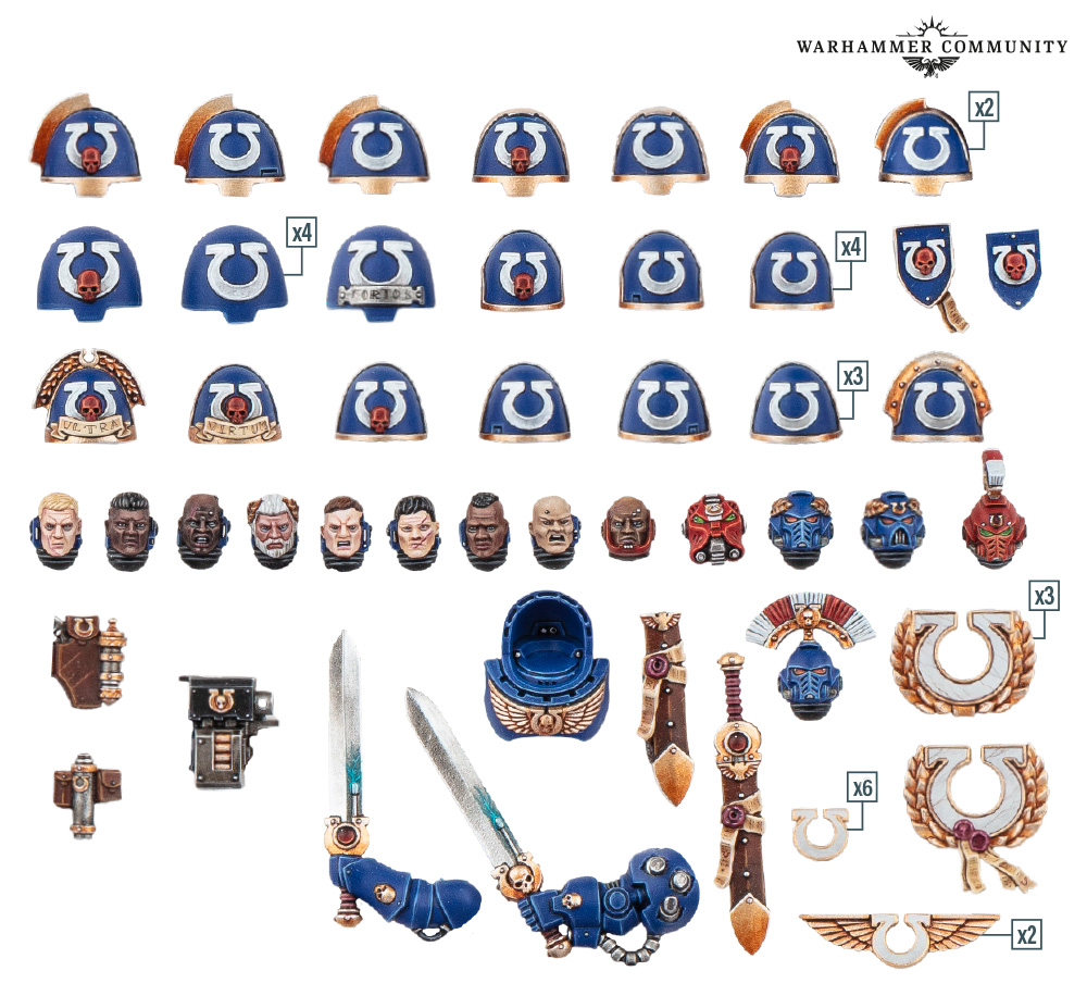 WARHAMMER 55-72 ULTRAMARINES: UPGRADES AND TRANSFERS | Shopee Malaysia