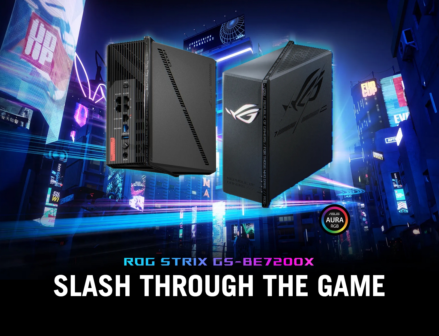 ROG Router ASUS GS-BE7200X WiFi 7 Gaming Router 10G + Dual 2.5G Ports 8 ...