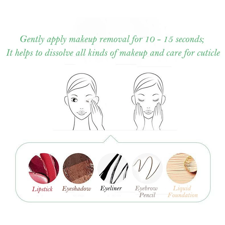 Makeup Remover Wipes Facial Cleansing Tissue Wash-free Makeup Wipes ...