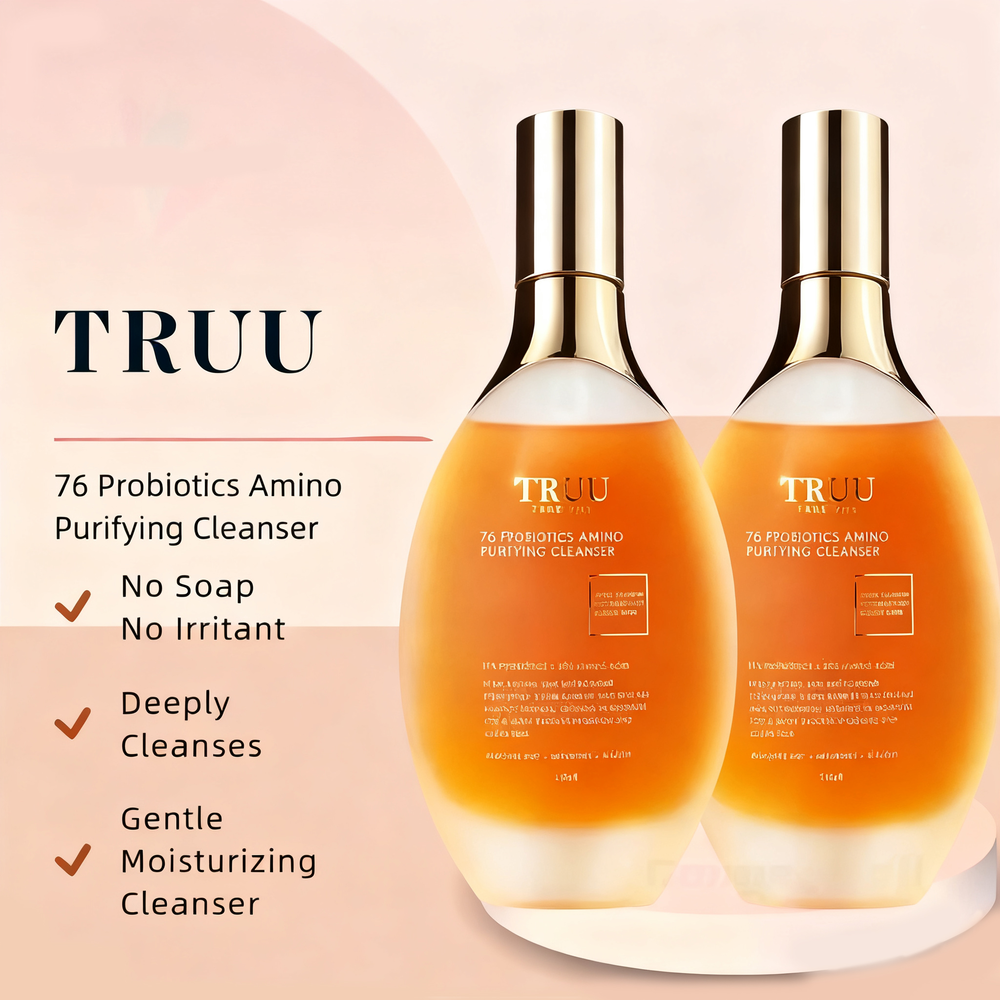TRUU 76 Probiotics Amino Purifying Cleanser 150ML - best cleanser ...