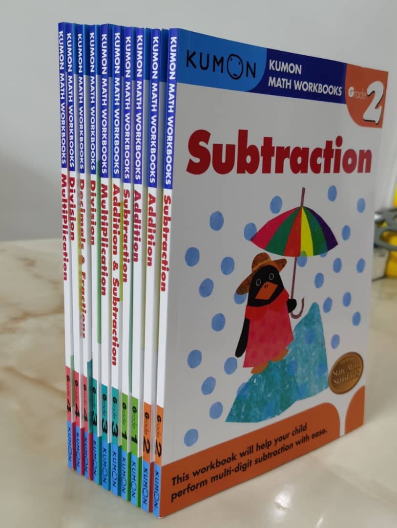 Kumon Math Workbooks Level 1-4 Mathematics 公文式教育国际学校小学数学计算专项训练 | Shopee ...