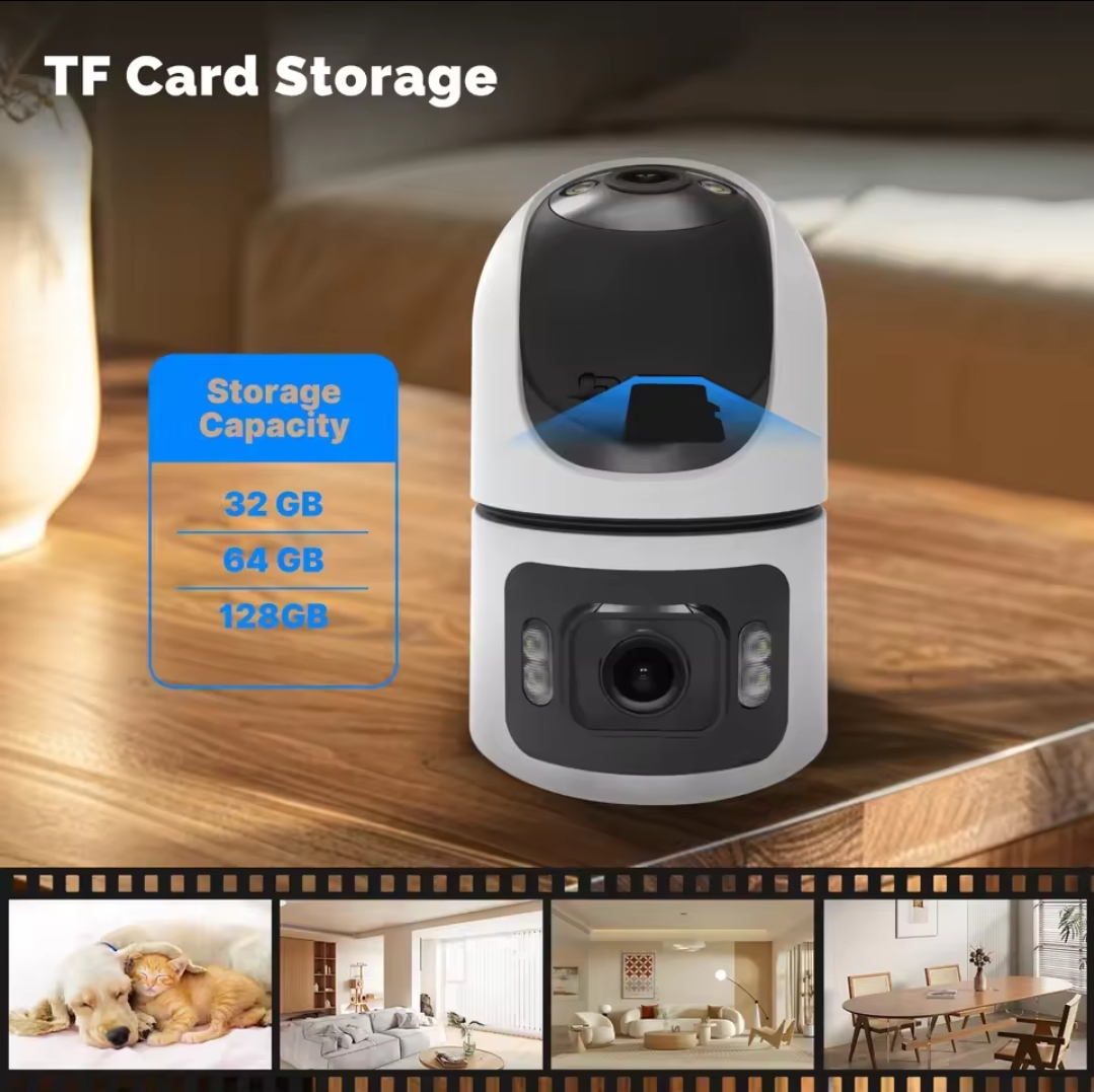 EseeCloud / iPPro 4MP 2.4G/5G Wifi Dual Band Dual Lens Double Screen ...