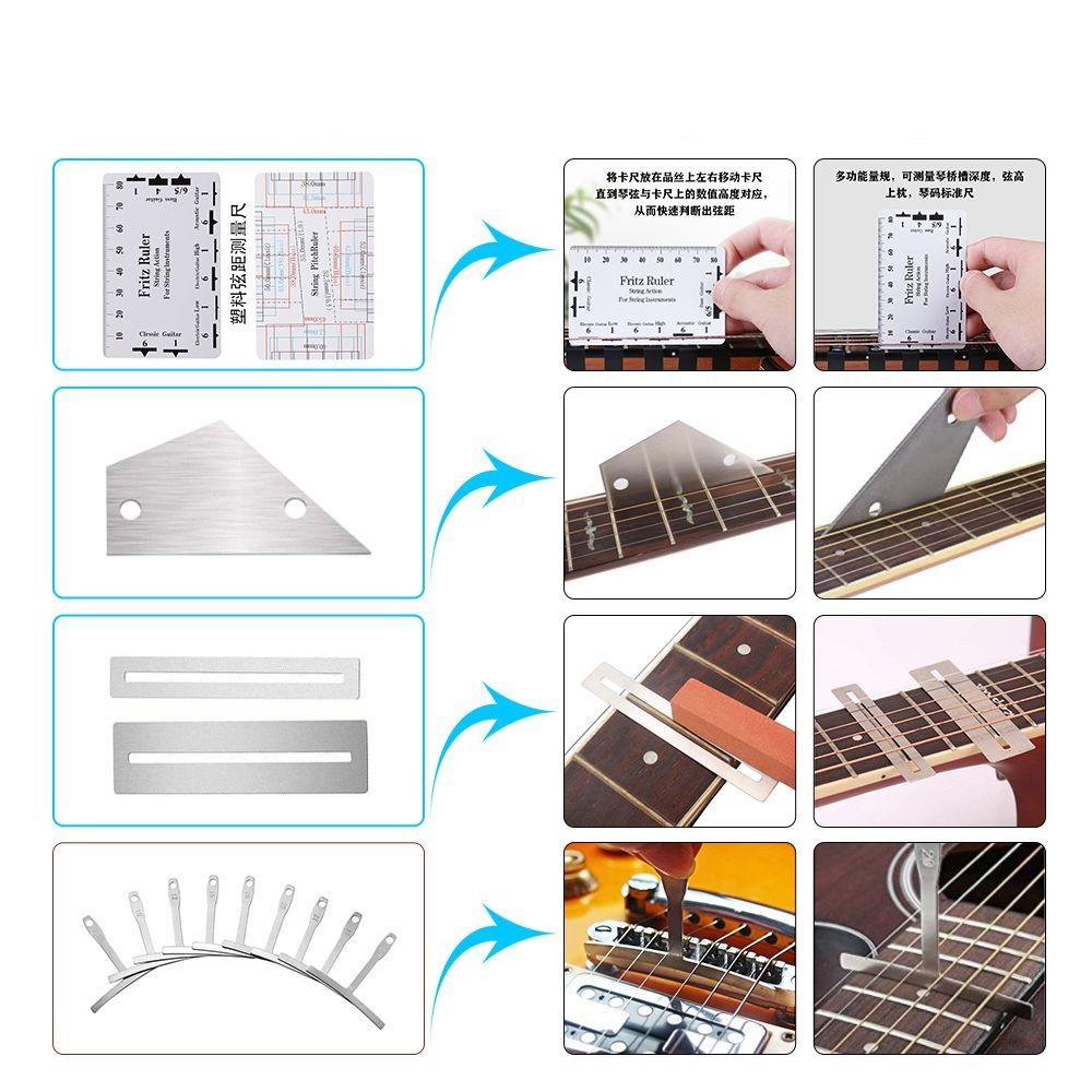 Fully Upgraded 25Pcs Guitar Repair Kit/Professional Acoustic Electric ...