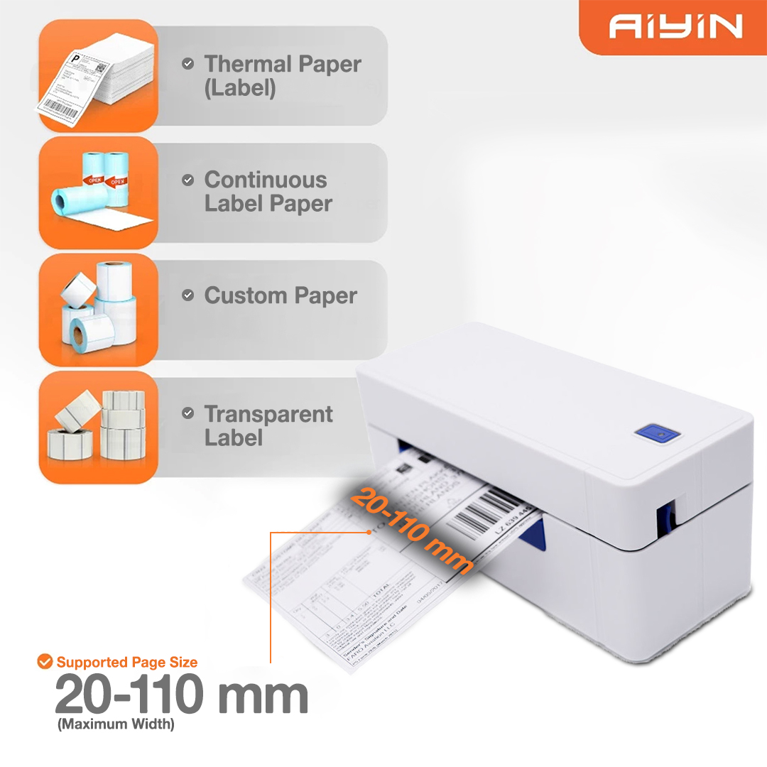 COD Thermal Printer A6 size Bluetooth iOS Android shipping label ...