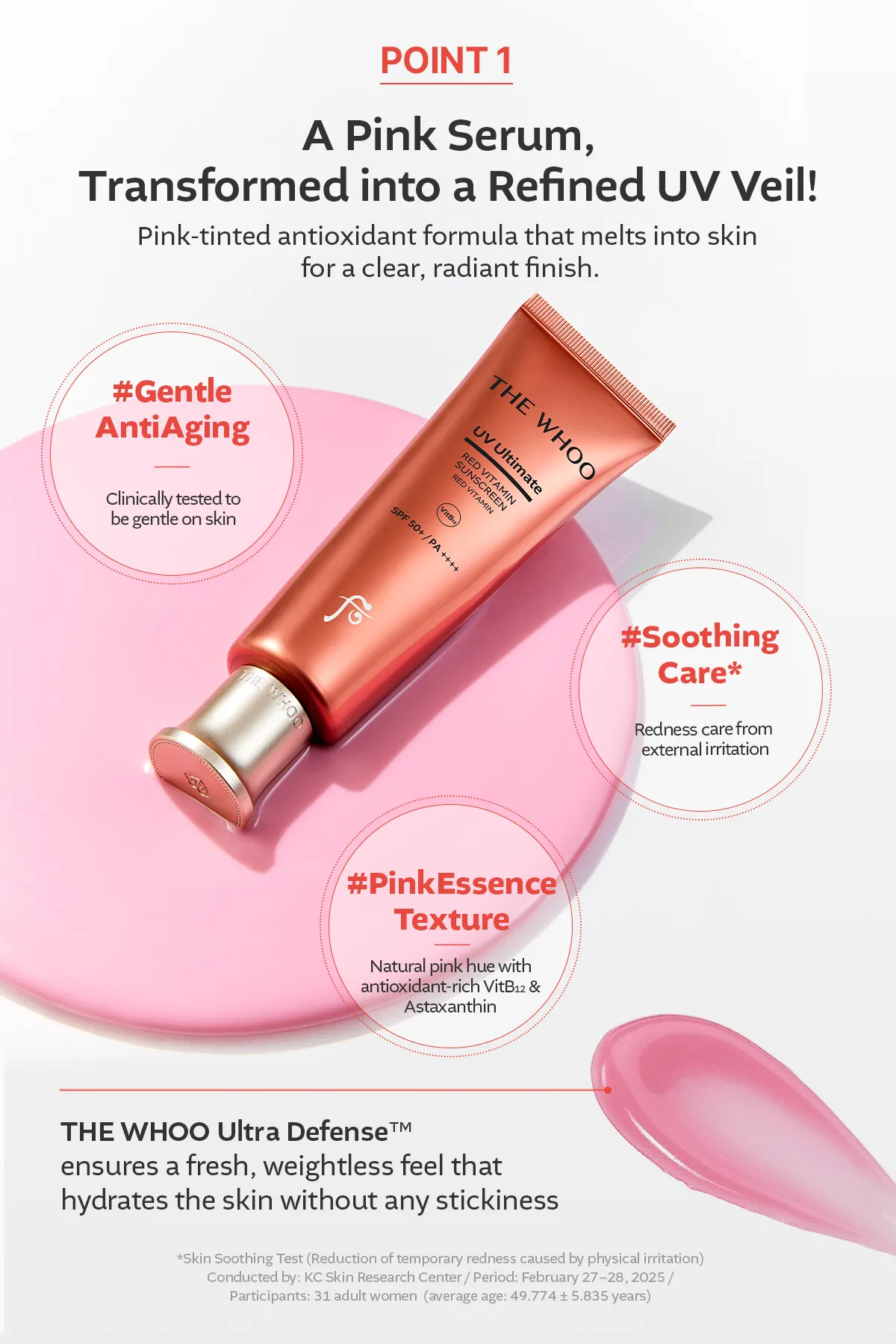 [BESTSELLER] THE WHOO UV Ultimate Red Vitamin Sunscreen | SPF 50+ PA ...