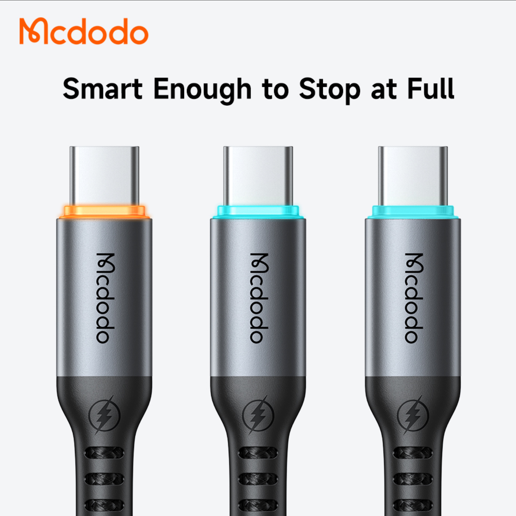 【1yr Warranty】Mcdodo Auto Disconnect PD Fast Charger LED Data Cable ...