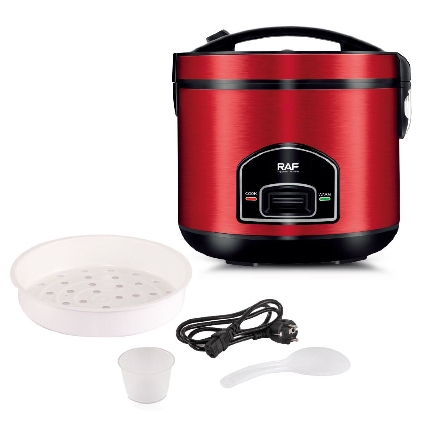 🍚 RAF Rice Cooker 5L R.179 – Masak Cepat, Jimat Tenaga, Auto Shut-Off ...