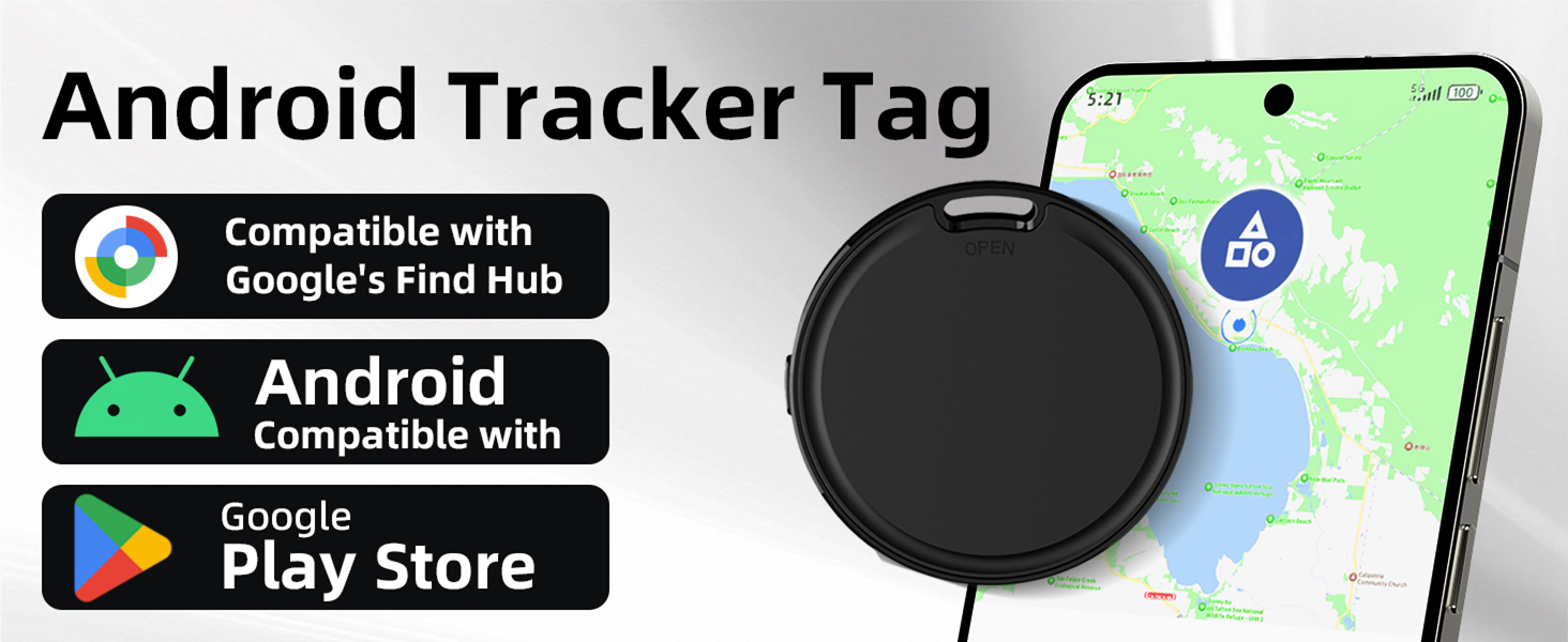 Air Tags for Android/iOS tracker tags, IP65 waterproof, luggage phone ...