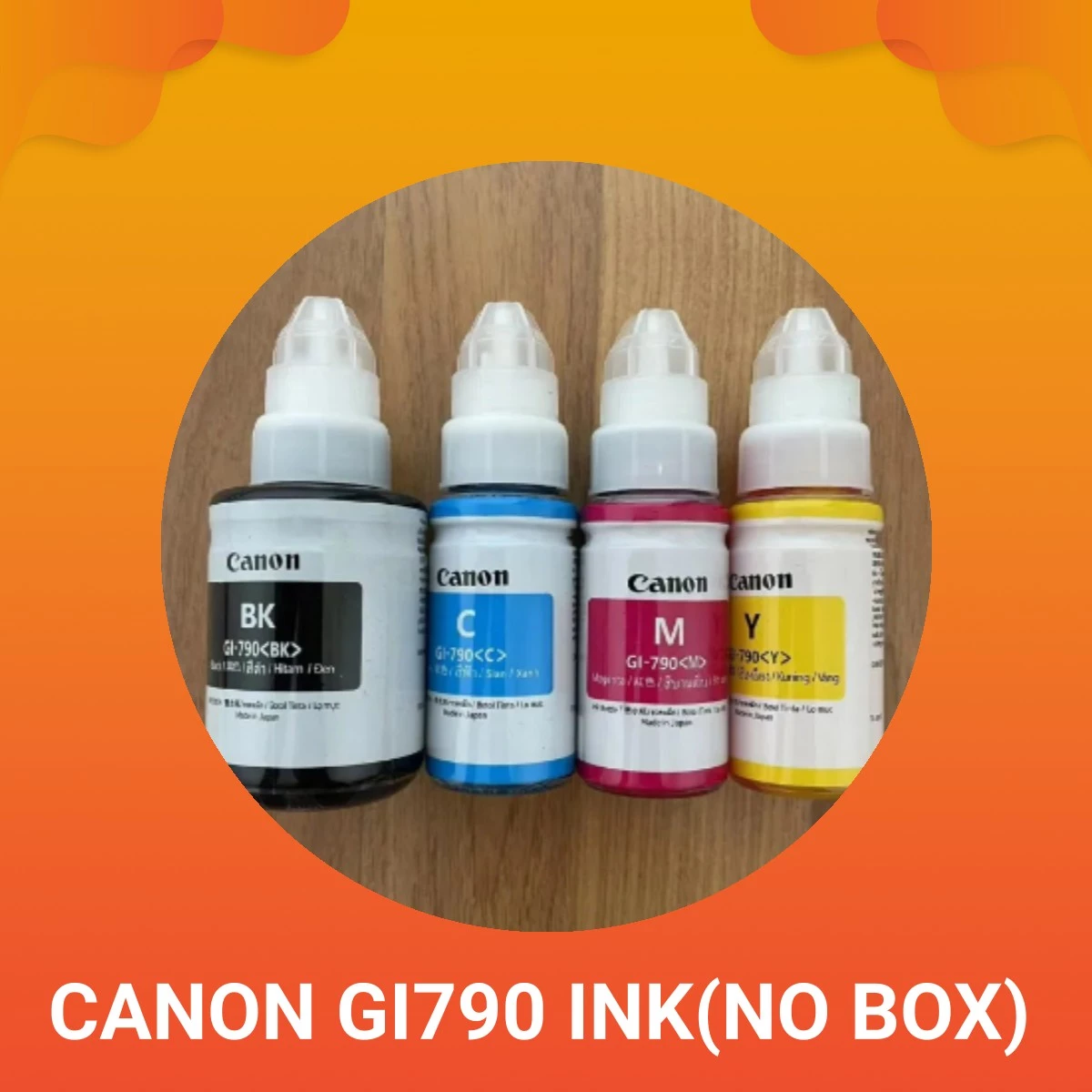 Canon GI-790 Original Ink gi790 Black(135ml) Cyan/Magenta/Yellow for ...