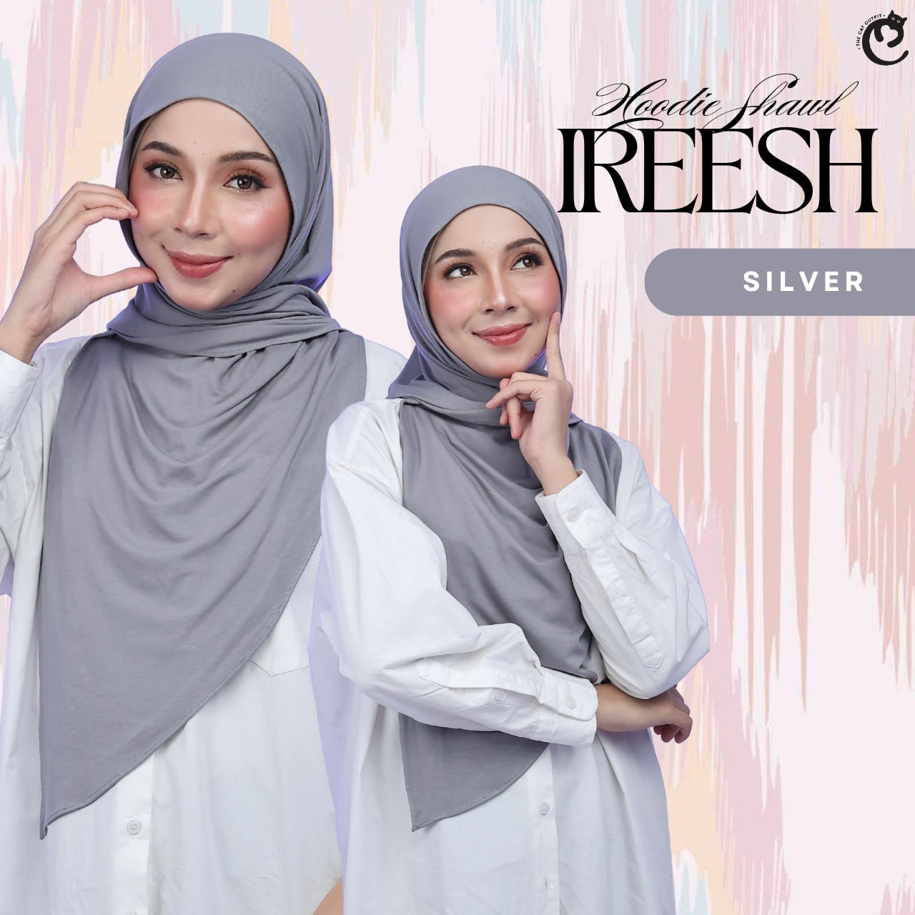 INSTANT IREESHA HOODIE SHAWL ~ORGANIC HQ COTTON RAYON PREMIUM FABRIC ...