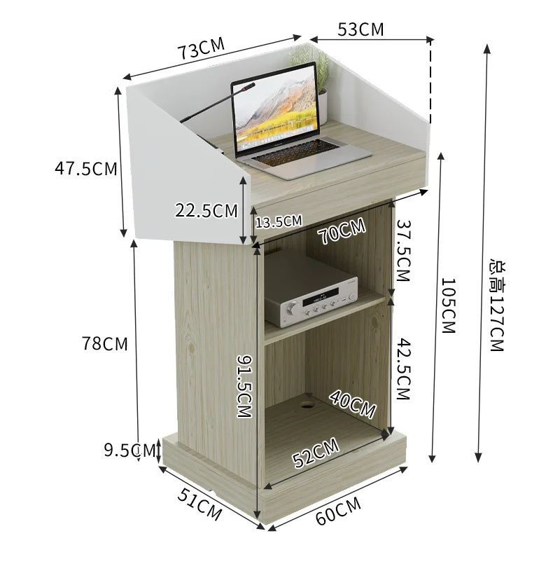 Speaker Podium Stage Stand Reception Lecture Hall Table Host Speech ...