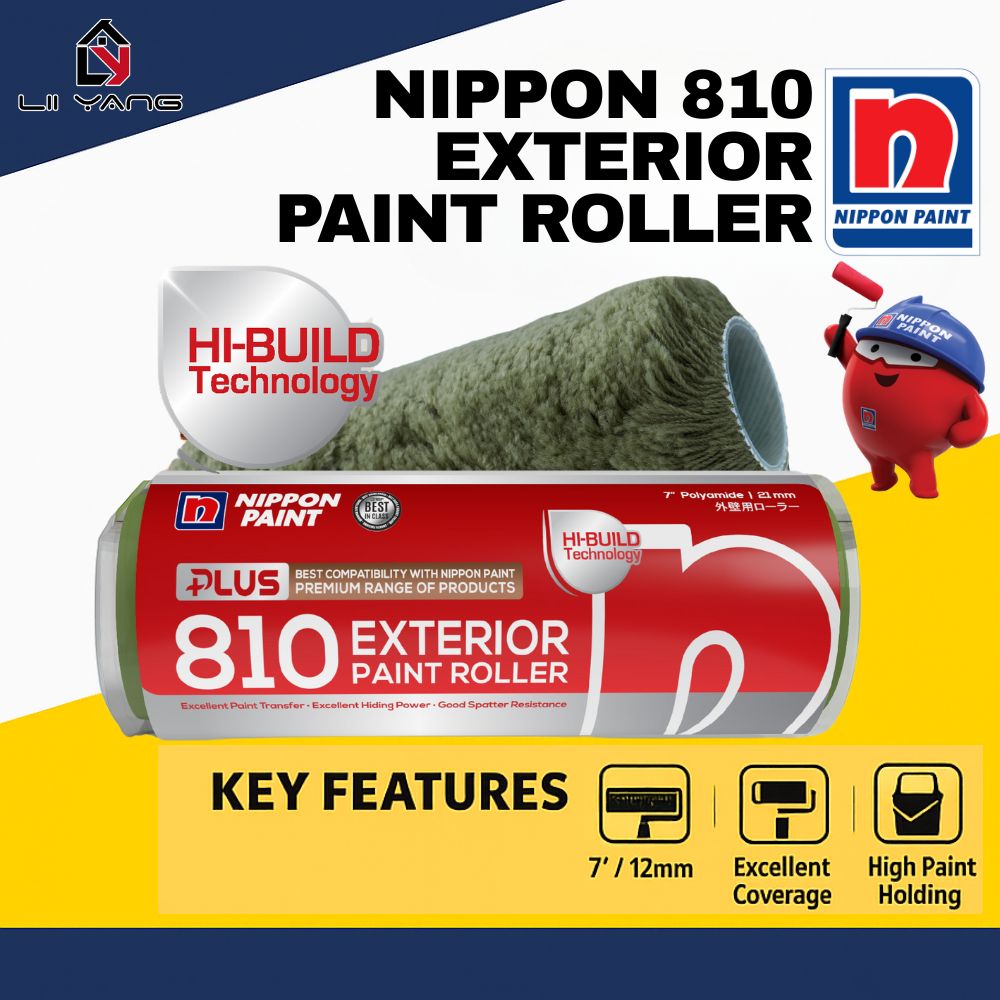 NIPPON PAINT 810 Exterior Roller Refill 7" TR886 7 Nippon 810 Exterior ...