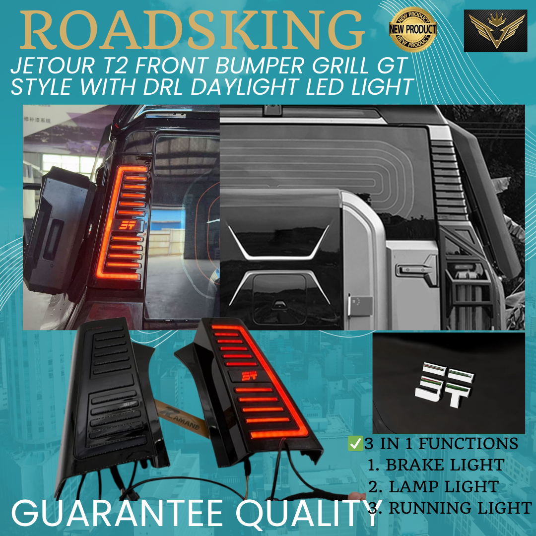 CHERY JETOUR T2 REAR SIDE PILLAR TAIL LAMP BRAKE LIGHT RUNNING DYNAMIC ...