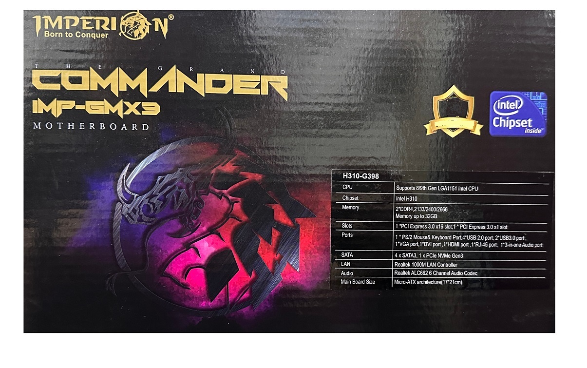 Imperion IMP-GMX3 H310 DDR4 LGA1151 Mainboard | Shopee Malaysia
