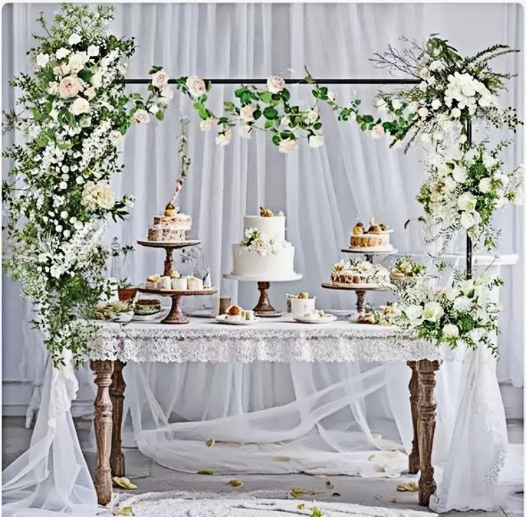 Arch Desktop Decoration Arch Stand Over The Table Rod Stand With Clamps ...